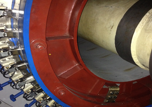 卧式水轮发电机刷架及碳粉收集装置